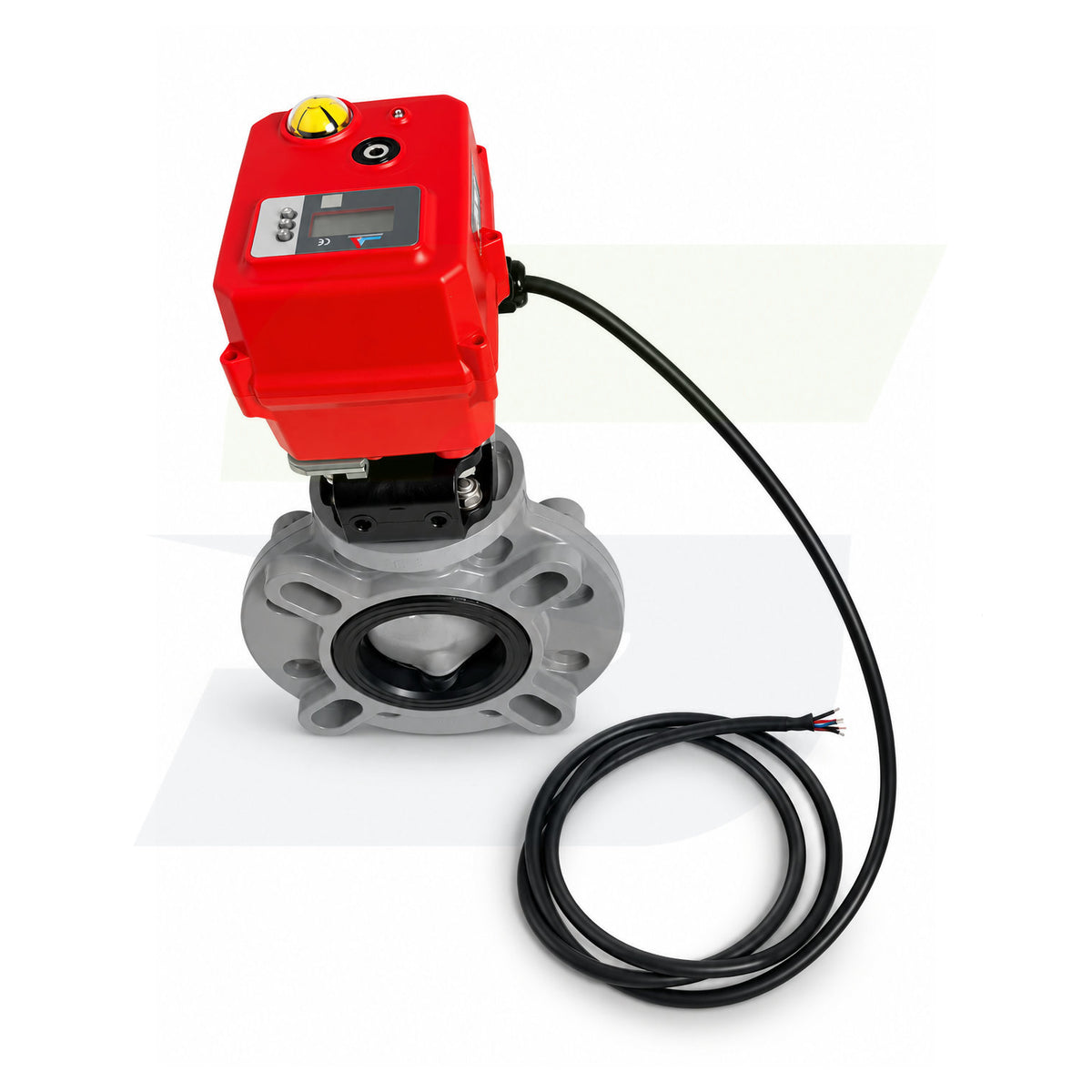 17388160060 - 6" Type 57P CPVC Butterfly Valve - Smart Fail-Safe Actuated, EPDM