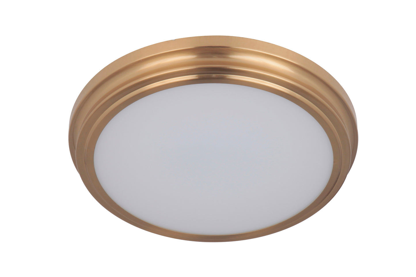 X6613-SB-LED - X66 flushmounts 1 Light 13" Wide Flush Mount - Satin Brass