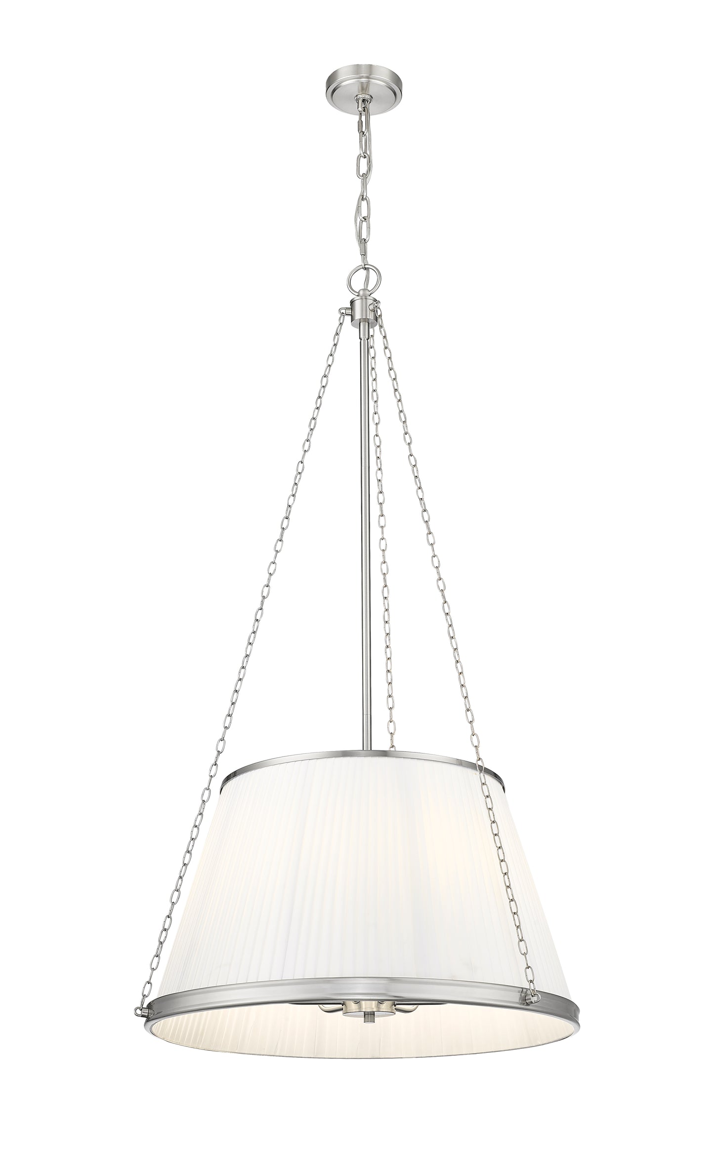1954P24-BN - Madeline 6 Light 24" Pendant - Brushed Nickel