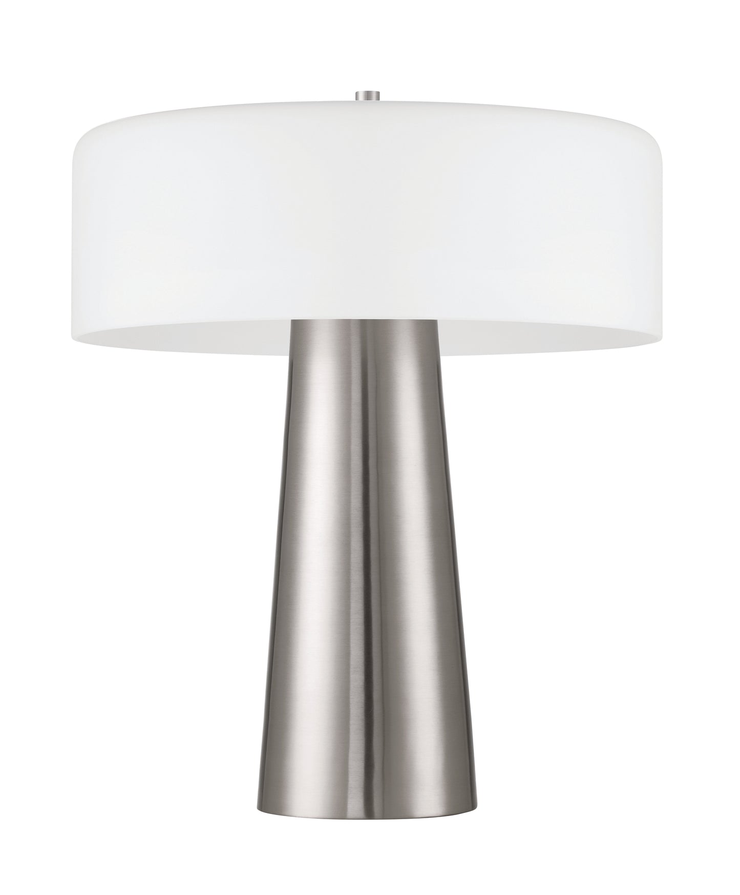 87001BNK-T - 1 Light 18" High Table Lamp - Brushed Nickel
