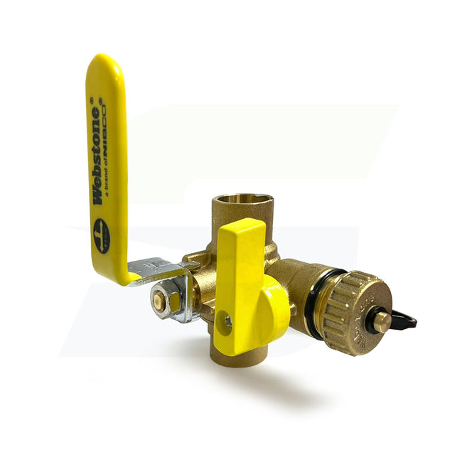 50613 - 50613 3/4-Inch SWT Pro-Pal Ball Valve with Hi-Flow Hose Drain