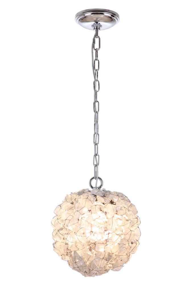 48490-CH - Roxx 1 Light 9.25" Wide Mini Pendant