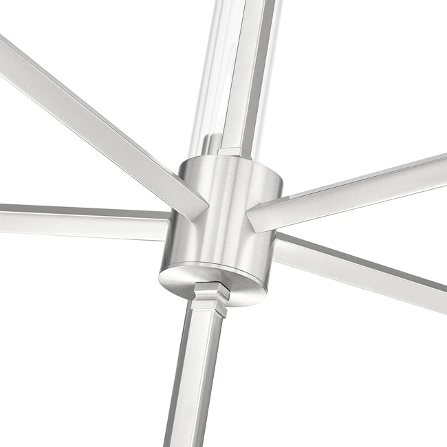 3047-5BN - Esme 5 Light 32" Chandelier - Brushed Nickel