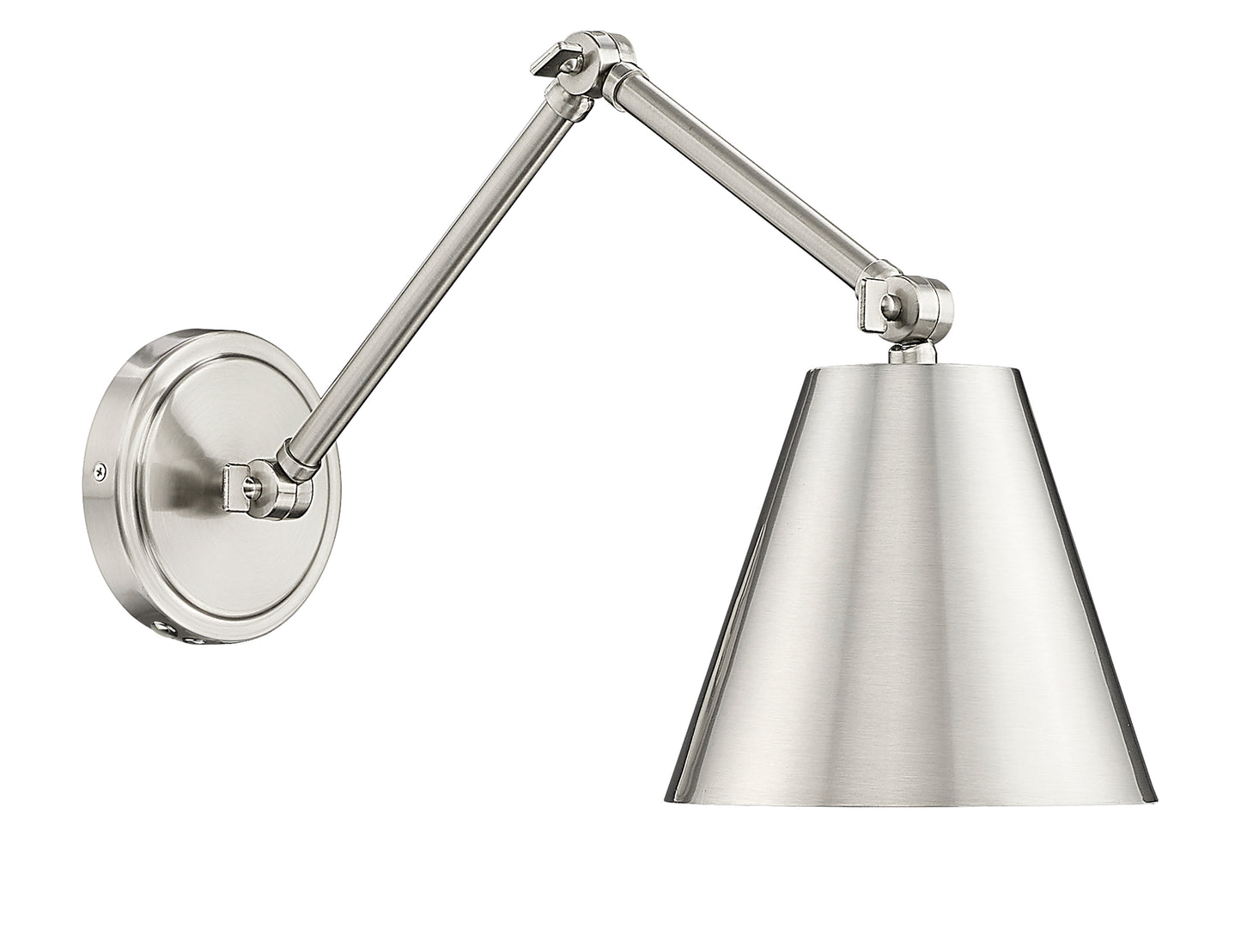 347S-BN - Regent 1 Light Wall 8" Sconce - Brushed Nickel