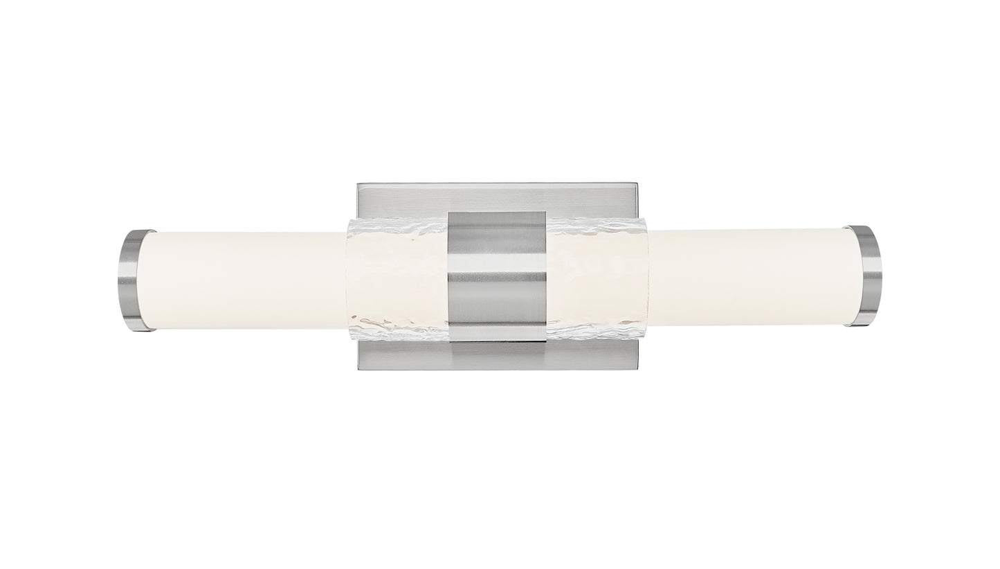 1015-18W-BN-LED - Egon 1 Light 18" Vanity - Brushed Nickel