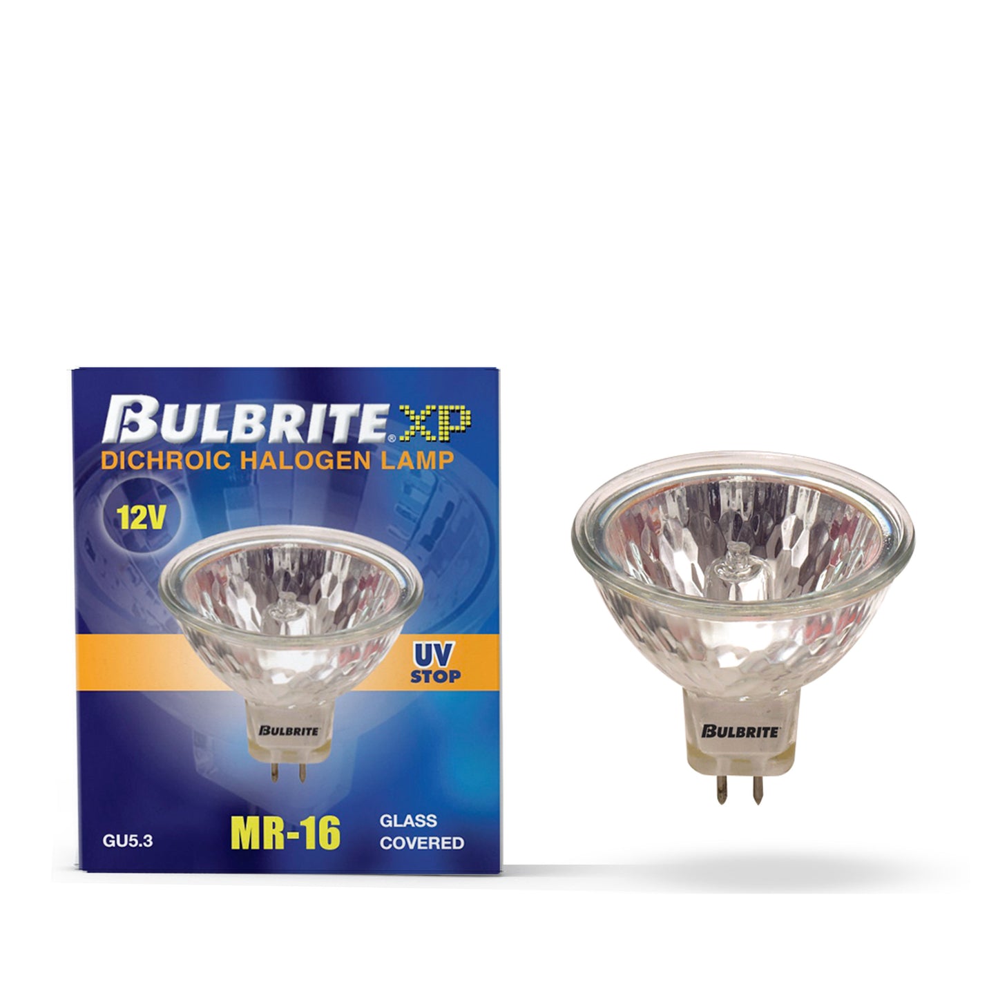 645320 - Dimmable MR16 Halogen GU5.3 Base Light Bulb - 20 Watt - 2900K - 8 Pack