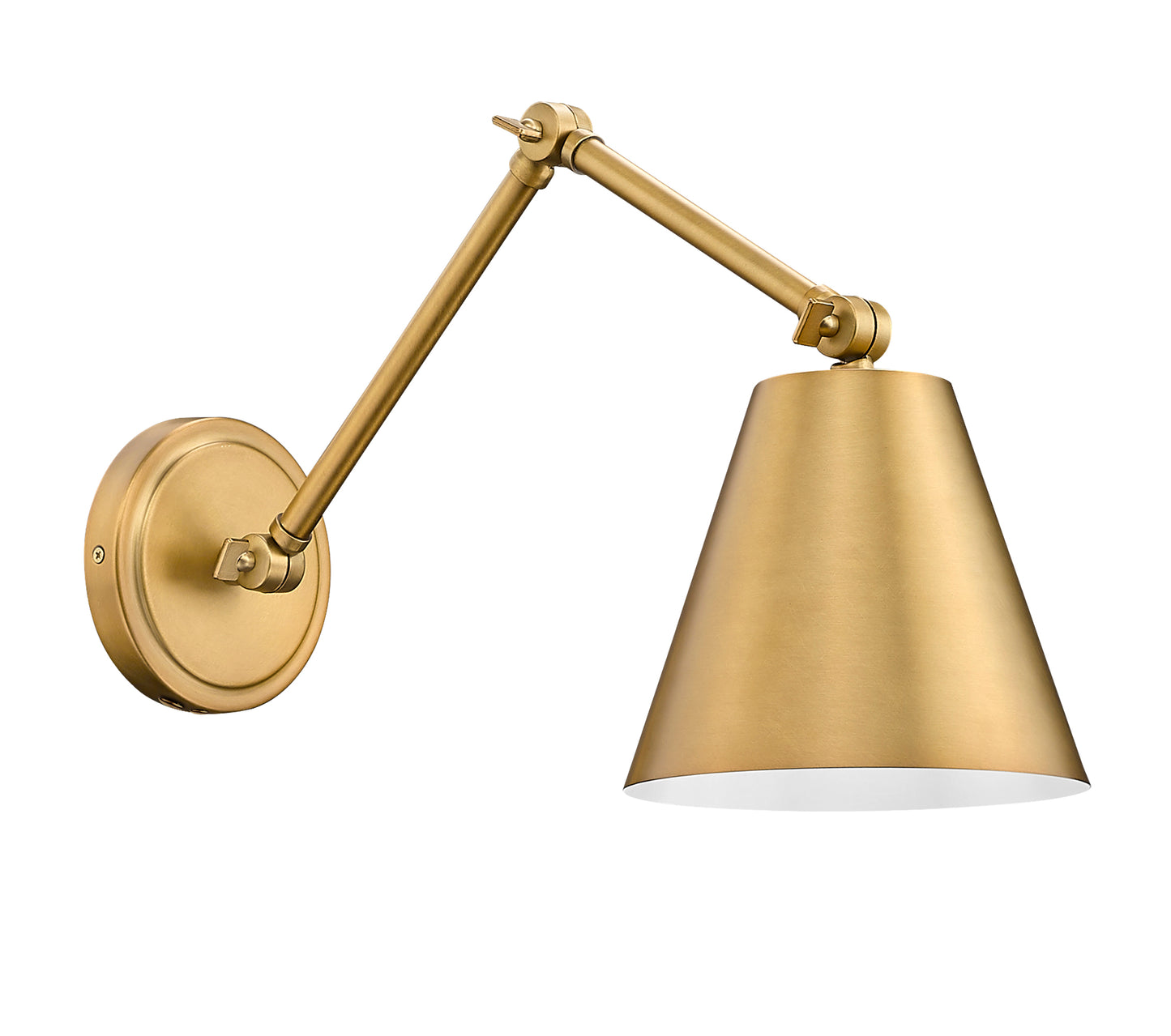 347S-RB - Regent 1 Light Wall 8" Sconce - Rubbed Brass