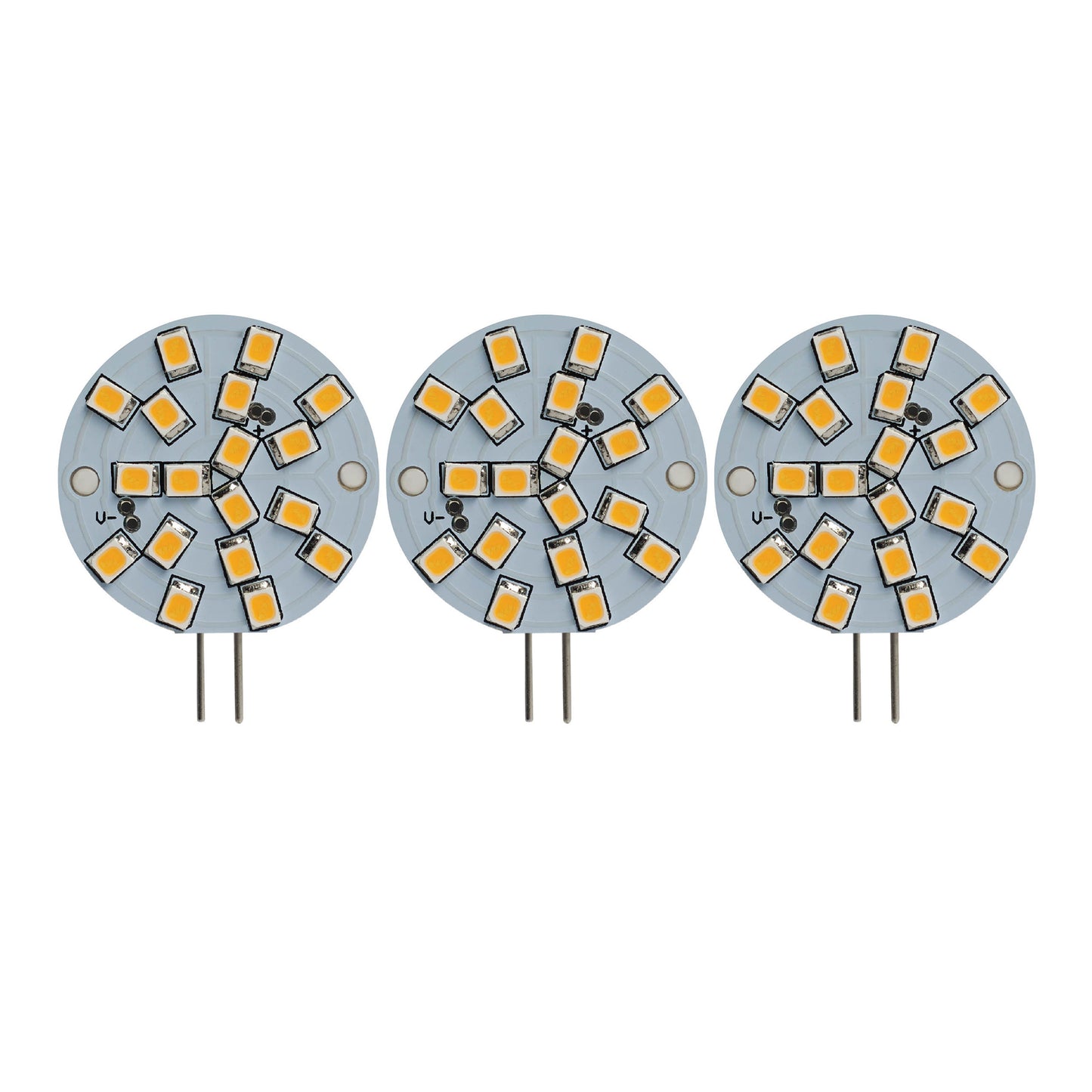 770622 - WAFER LED G4 Base Light Bulb - 2.8 Watt - 2700K - 3 Pack