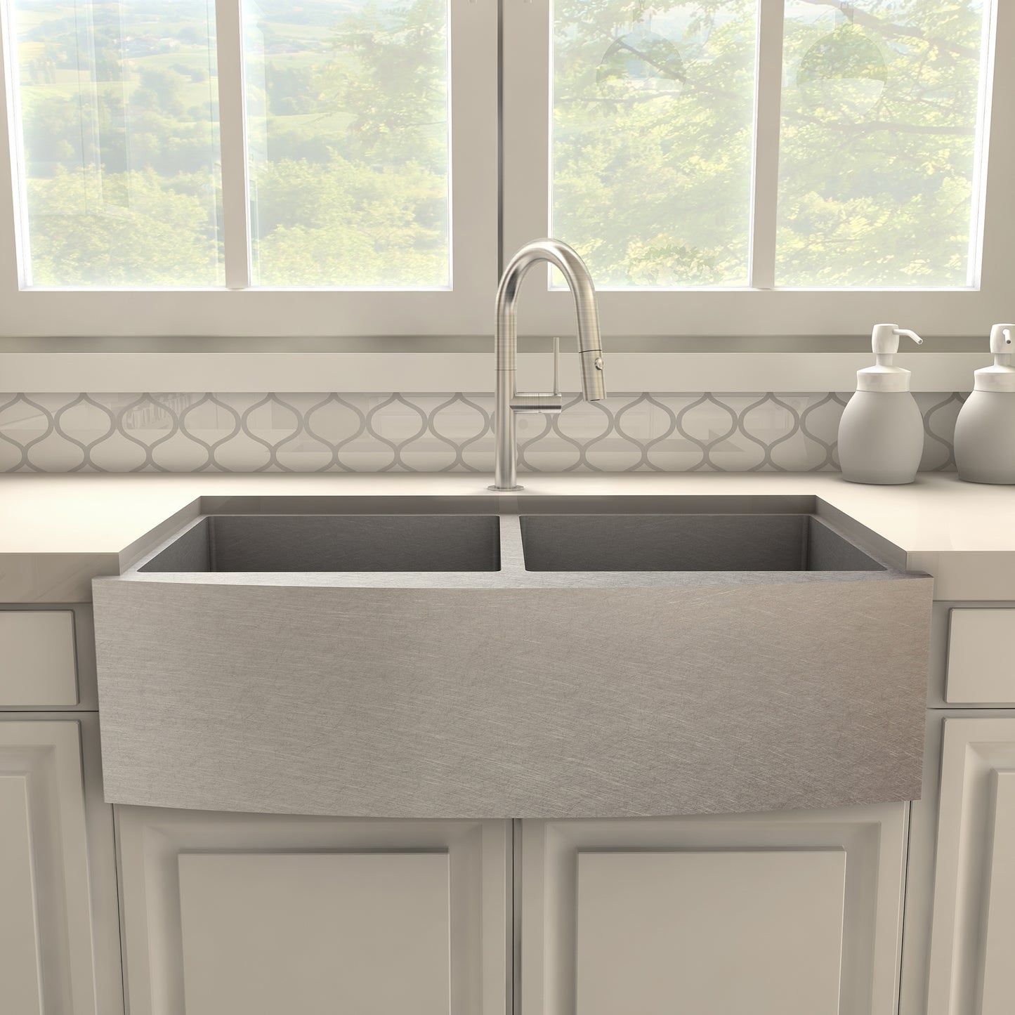 VLT-KF-BN - Voltaire Pull Down Kitchen Faucet in Brushed Nickel