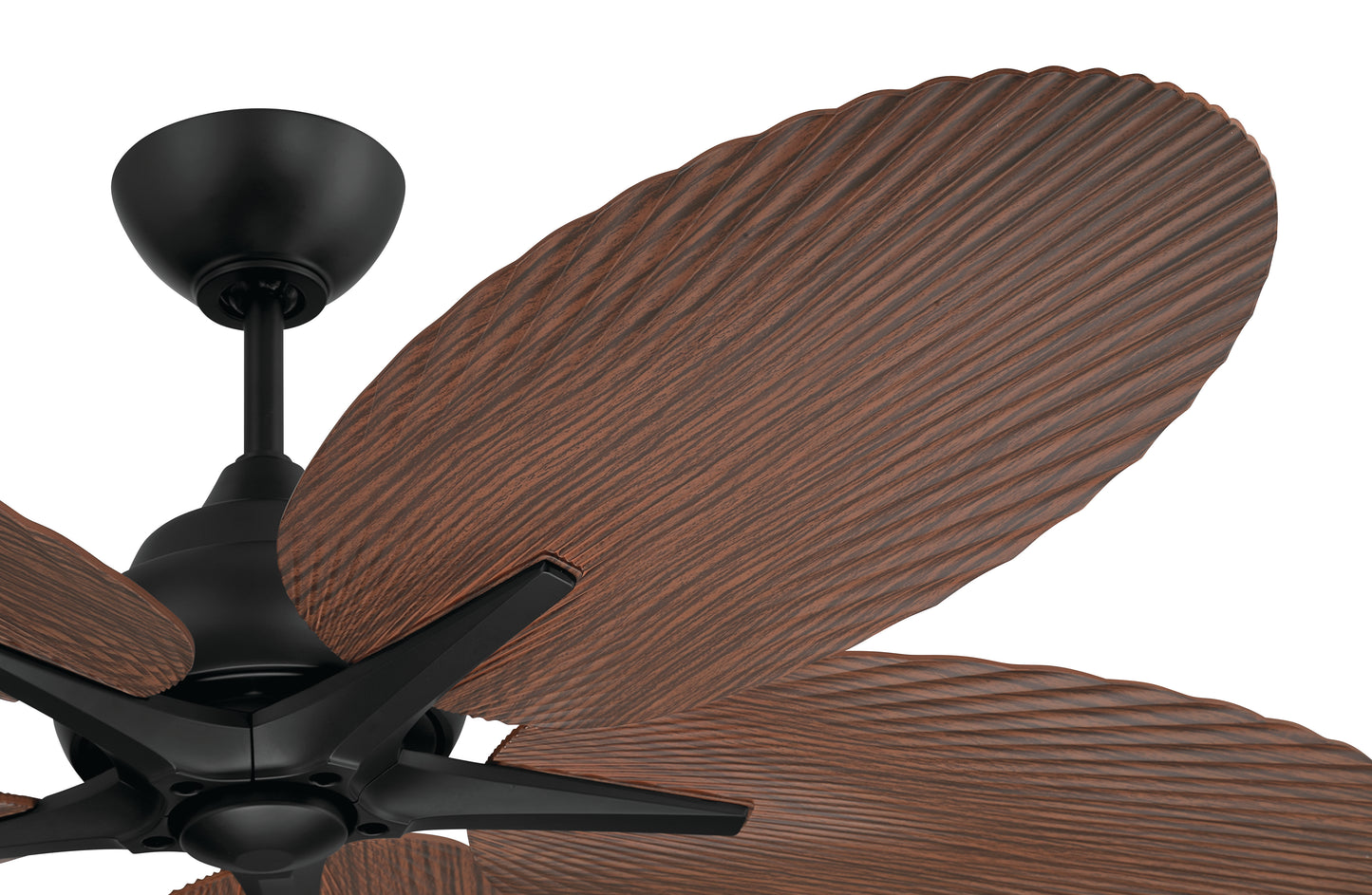 GTY52FB5 - Getaway 52" 5-blade Outdoor Wet Rated Celing Fan 52" 5 Blade Indoor Outdoor Ceiling Fan - Flat Black