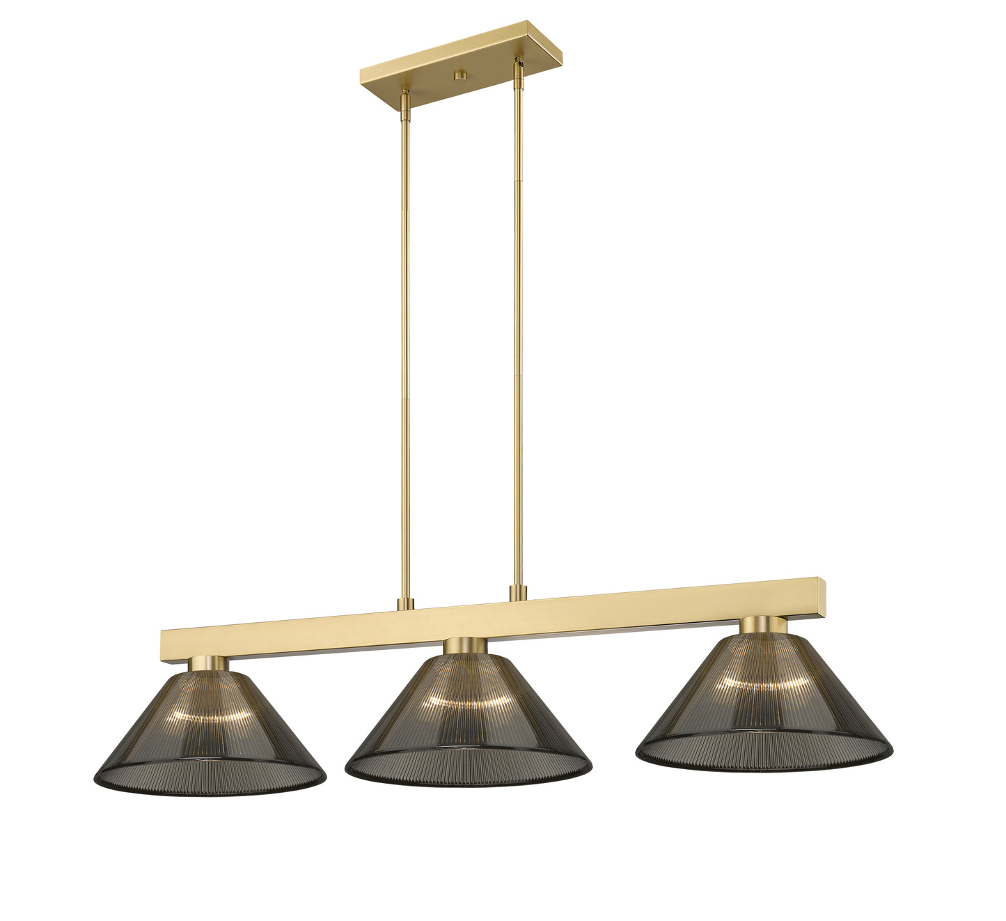 152MGLD-ARS - Cobalt 3 Light 50" Billiard - Modern Gold