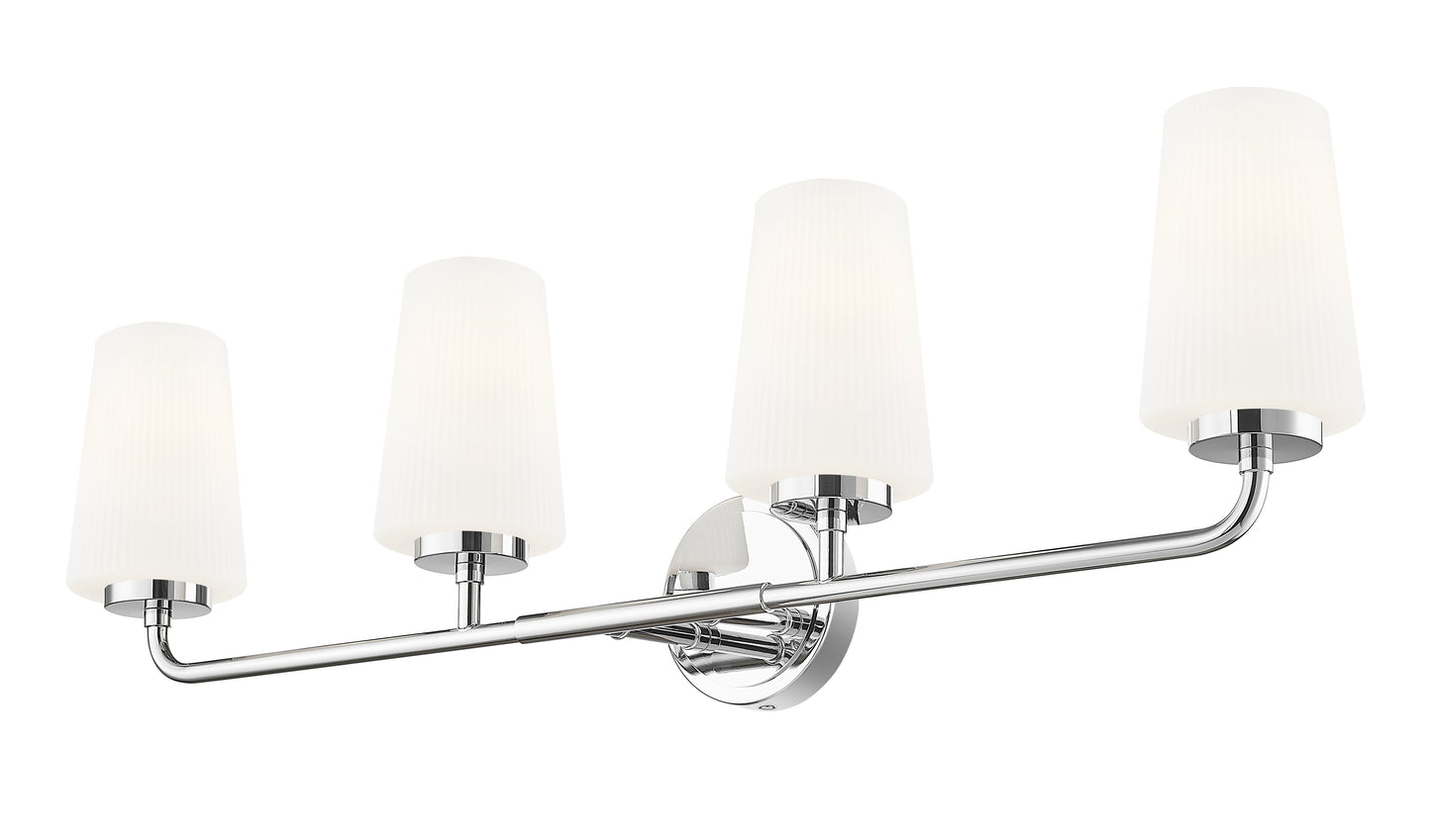 7005-4V-CH - Montford 4 Light 32" Vanity - Chrome