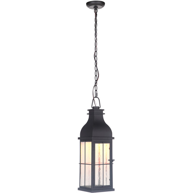 ZA1811-MN-LED - Vincent 1 Light 7" Wide Outdoor Pendant - Midnight