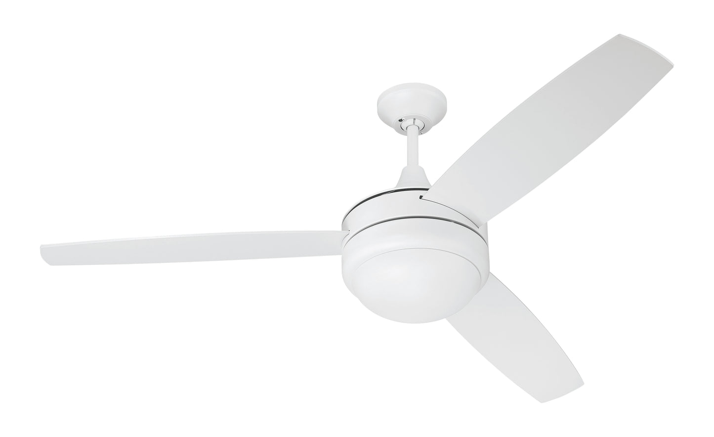 PHZ52W3 - Phaze II 3-Blade 52" 3 Blade Ceiling Fan with Light Kit - White