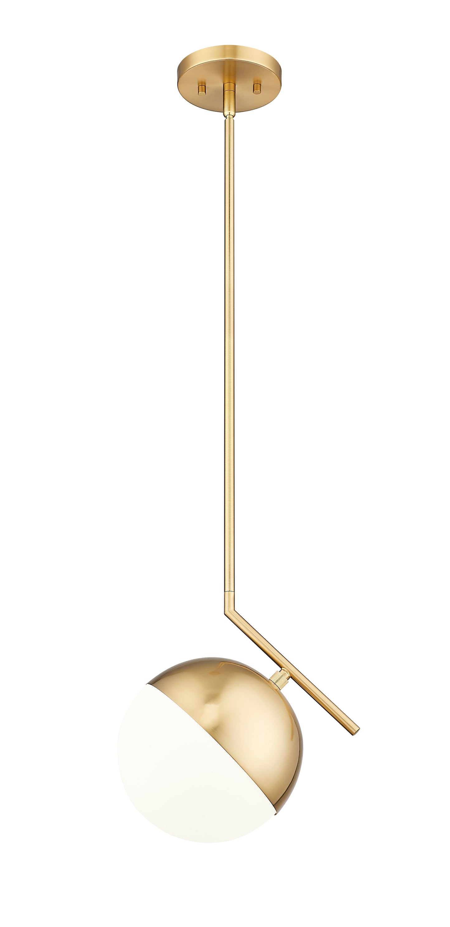 7517P11-MGLD - Realm Sphere 1 Light 11" Pendant - Modern Gold