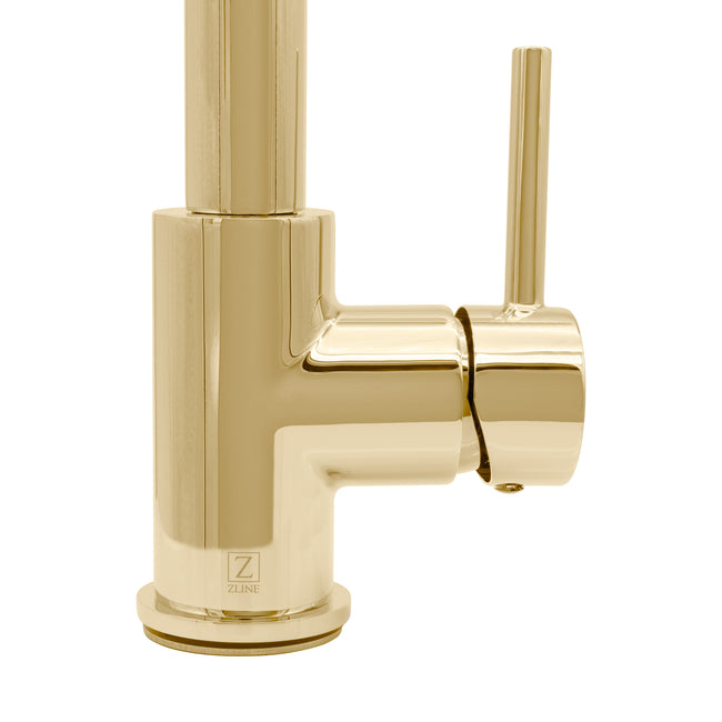 DNT-KF-PG - Dante Pull Down Kitchen Faucet in Polished Gold