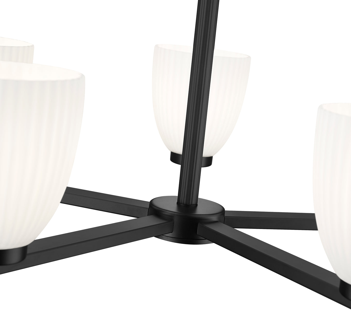 7518-5MB - Naya 5 Light 25" Chandelier - Matte Black