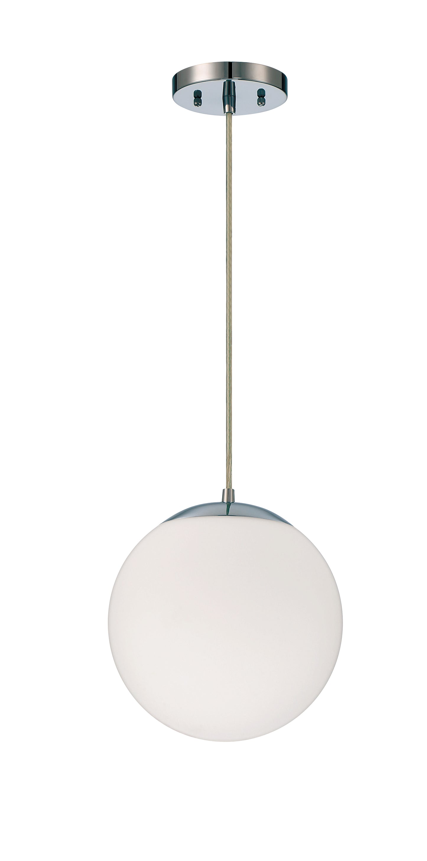 56891-CH-WG - Gaze 1 Light 10" Wide Pendant - Chrome