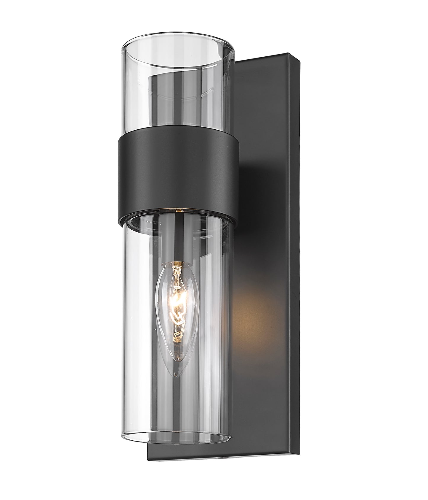 343-1S-MB - Lawson 1 Light Wall 12" Sconce - Matte Black