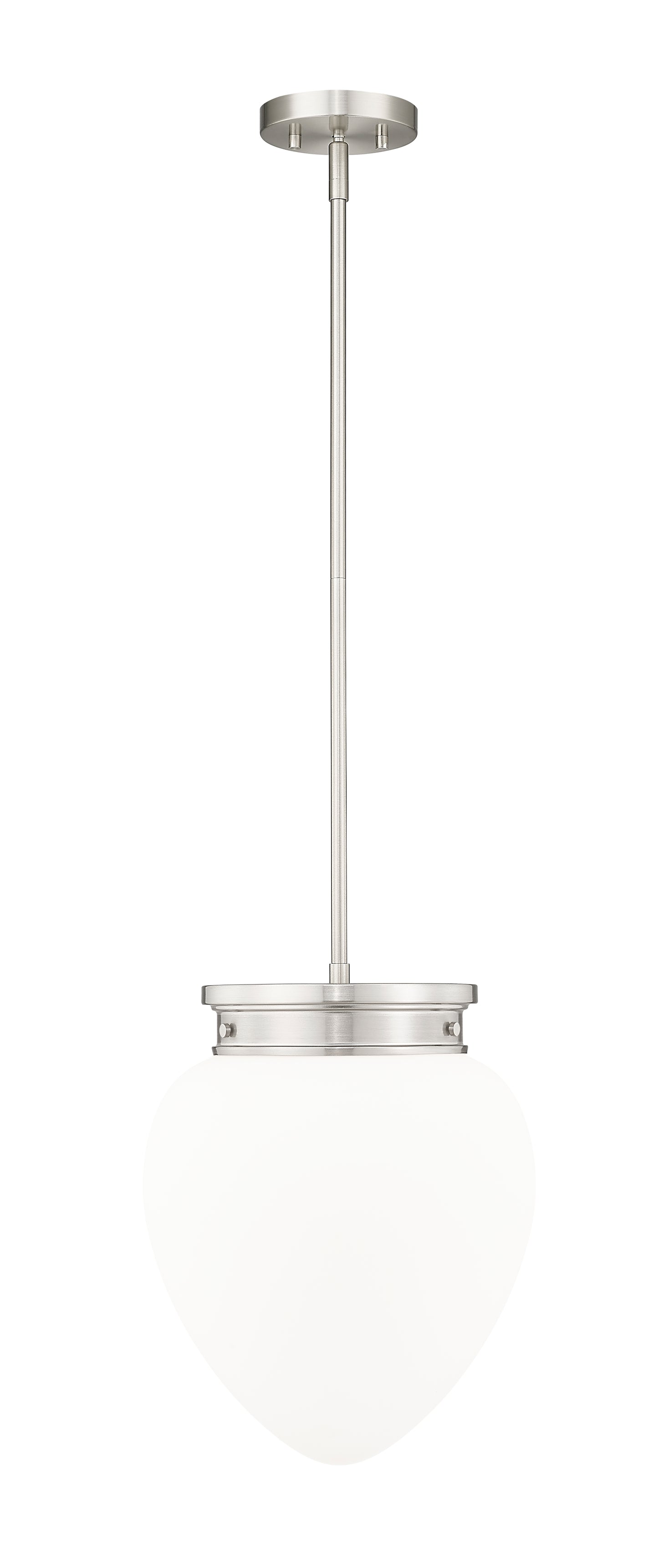 1945P12-BN - Gideon 1 Light 12" Pendant - Brushed Nickel
