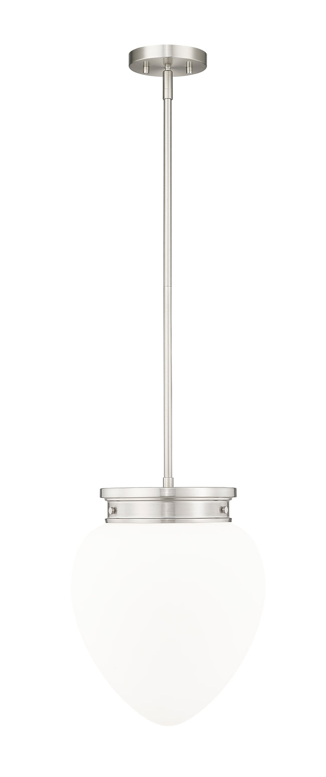 1945P12-BN - Gideon 1 Light 12" Pendant - Brushed Nickel