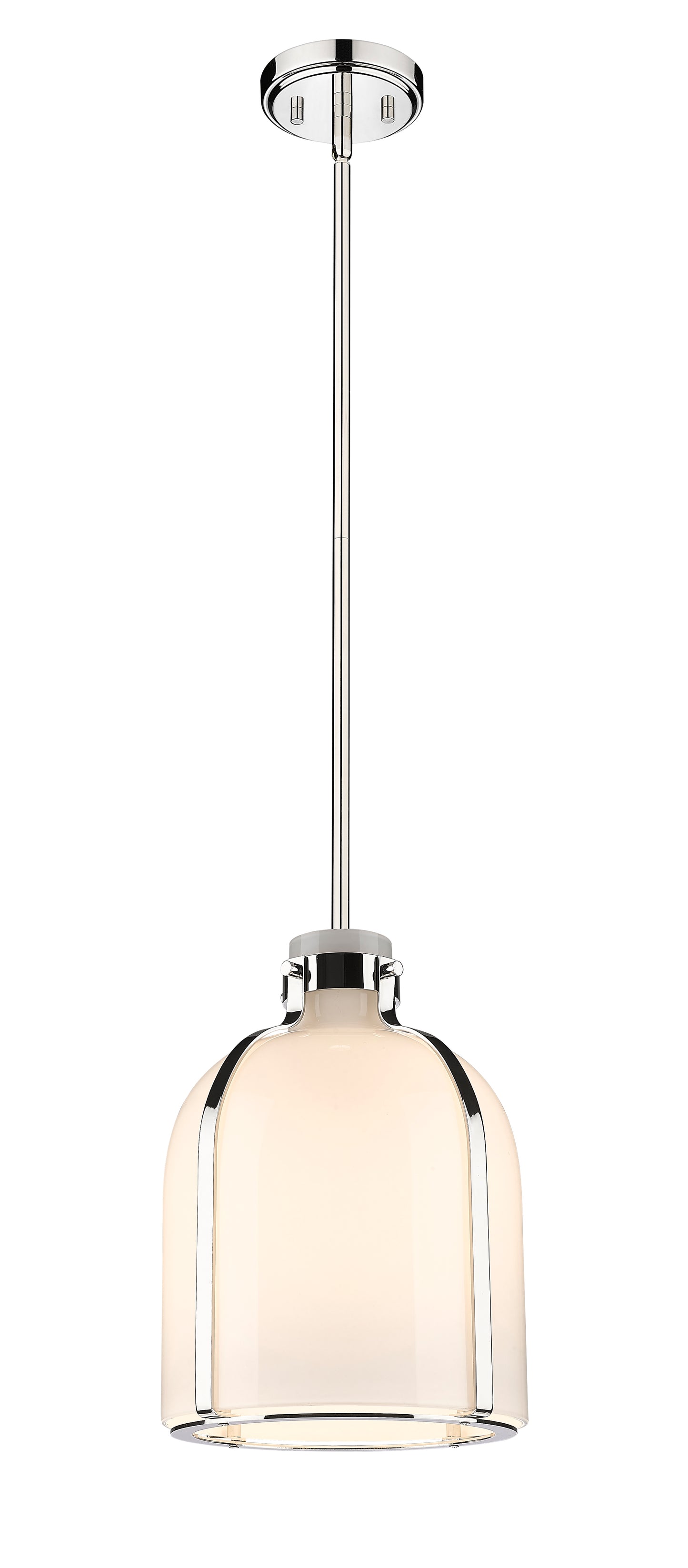 818-9PN - Pearson 1 Light 10" Pendant - Polished Nickel