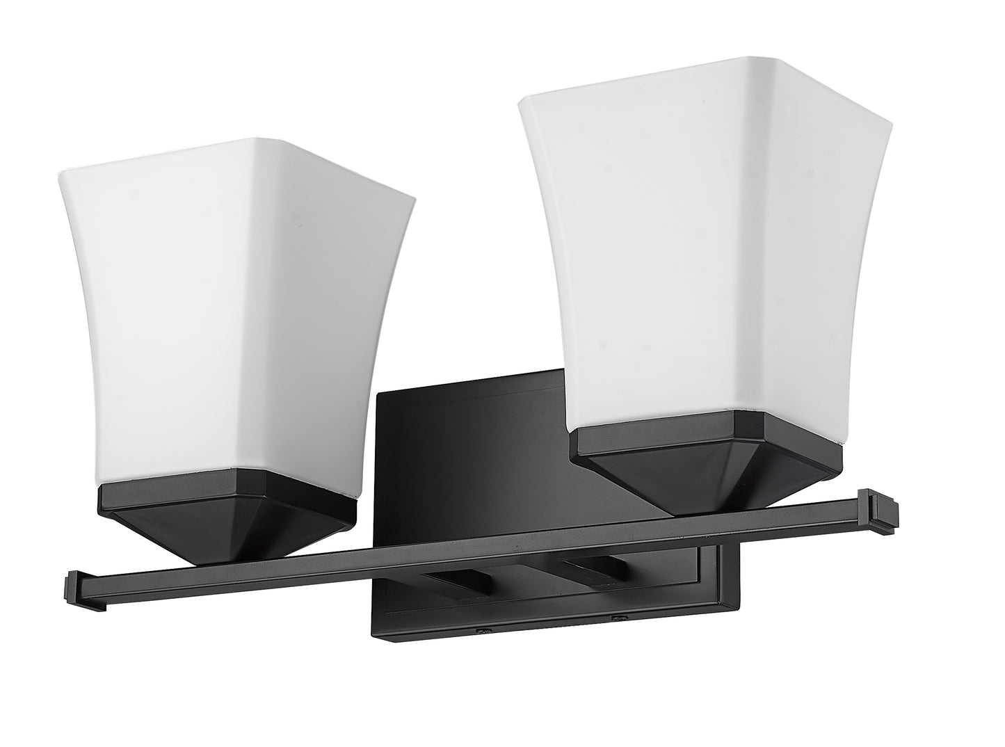 1939-2V-MB - Darcy 2 Light 16" Vanity - Matte Black