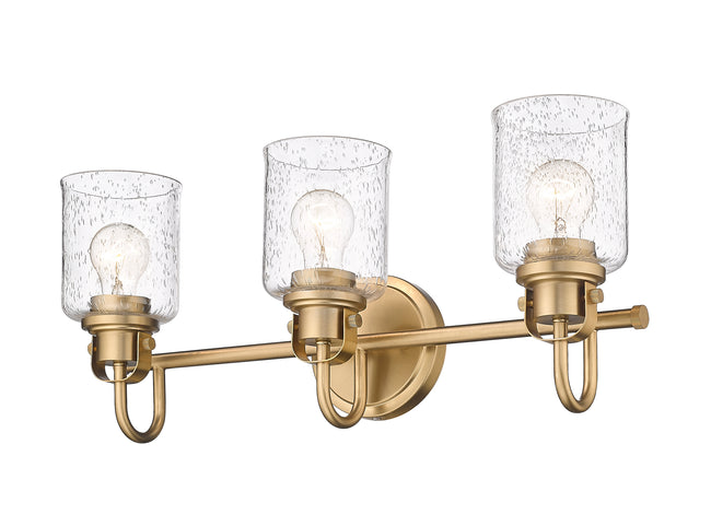 340-3V-HG - Kinsley 3 Light 22" Vanity - Heirloom Gold