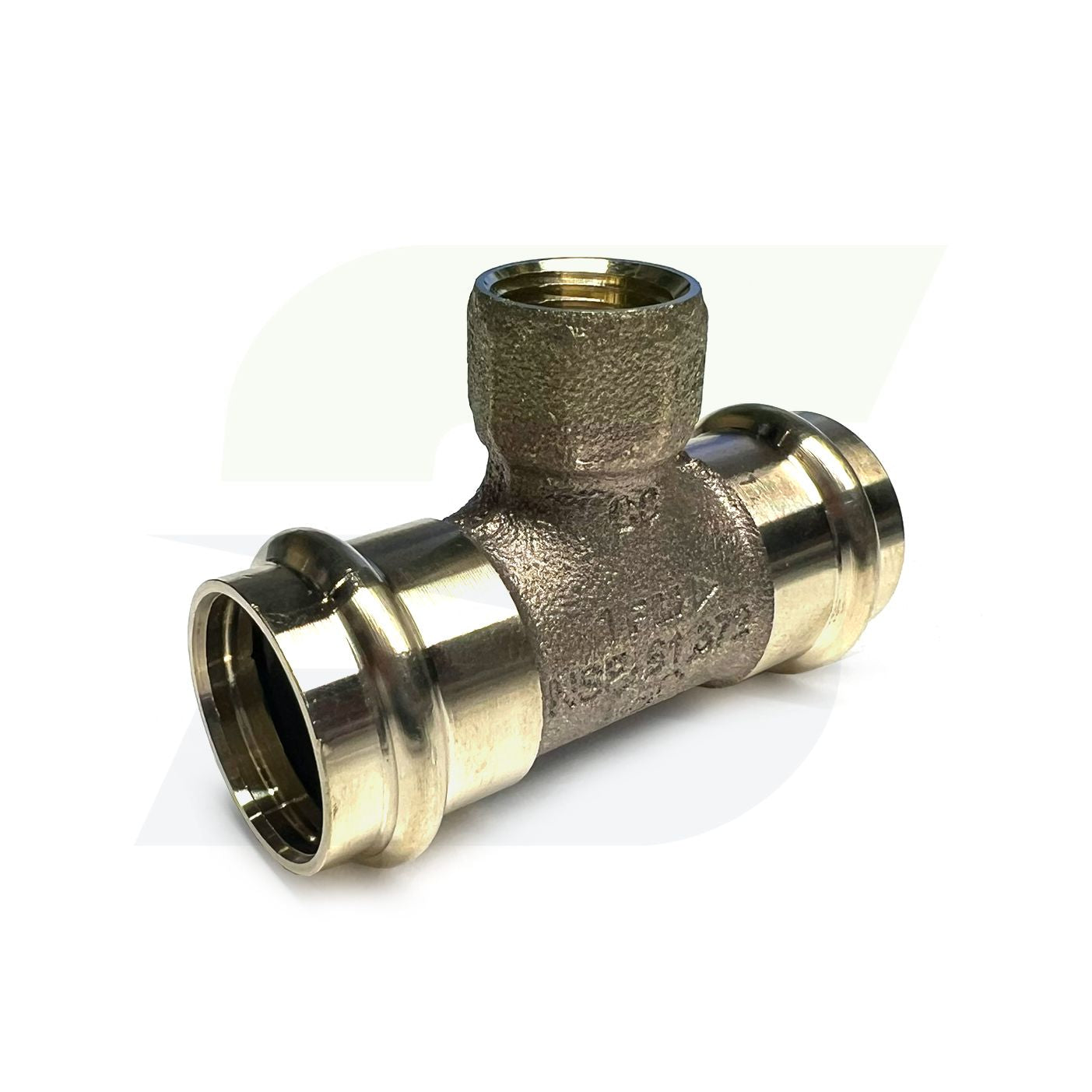 79760 - 1" x 1" x 1/2" ProPress Smart Connect Bronze Tee (Lead Free)