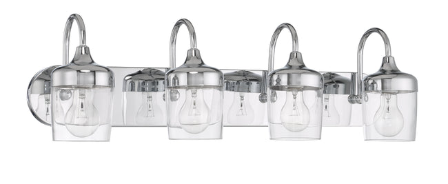58104-CH - Wrenn 4 Light 30" Wide Vanity Light - Chrome