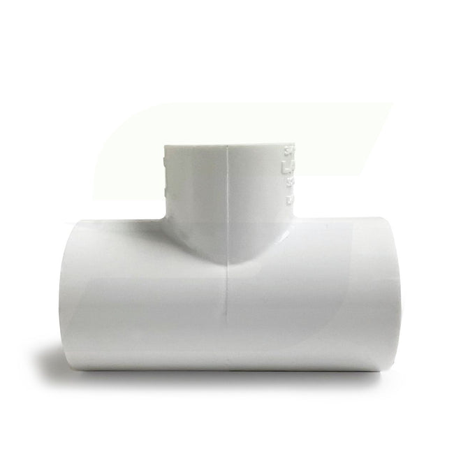 402-101 - 3/4" x 3/4" x 1/2" PVC Sch. 40 Threaded Tee (Socket x FIPT)