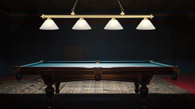 2306-4HBR-AWL14 - Cordon 4 Light 81" Billiard - Heritage Brass