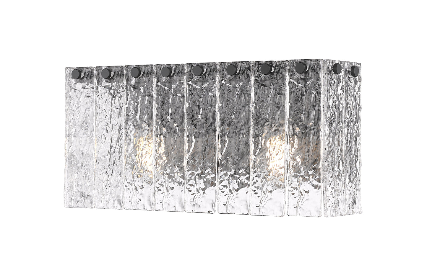 1943-2V-MB - Glacier 2 Light 15" Vanity - Matte Black