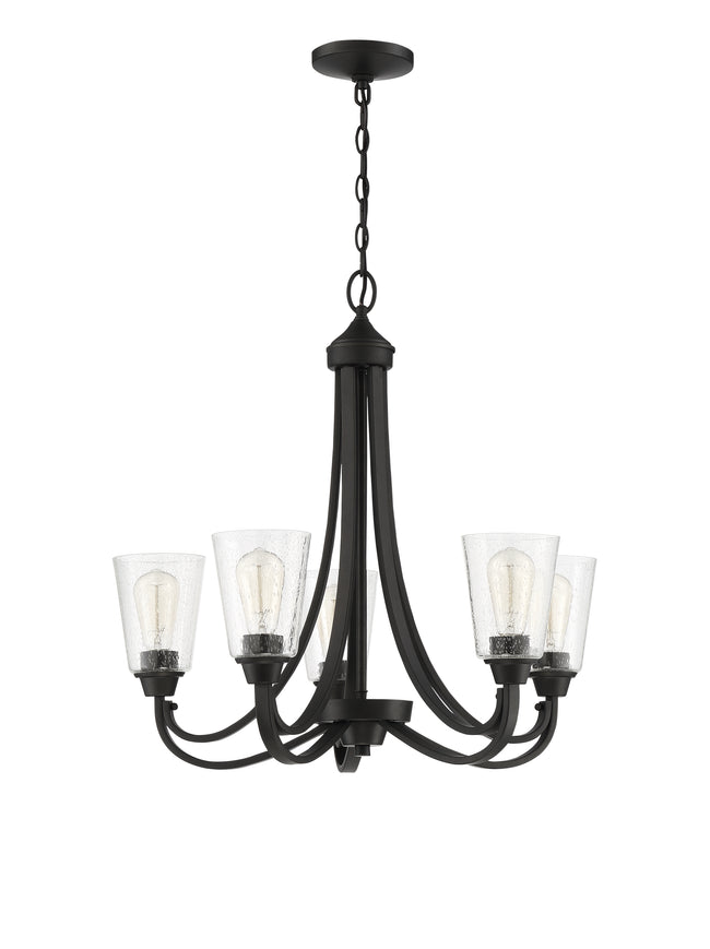 41925-ESP-CS - Grace 5 Light 26" Wide Chandelier - Espresso