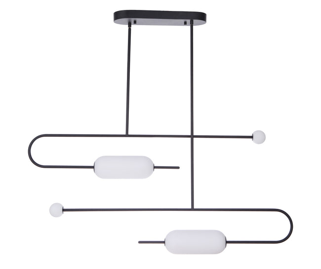 53874-FB-LED - Tuli 1 Light 6.9" Wide Island Light - Flat Black