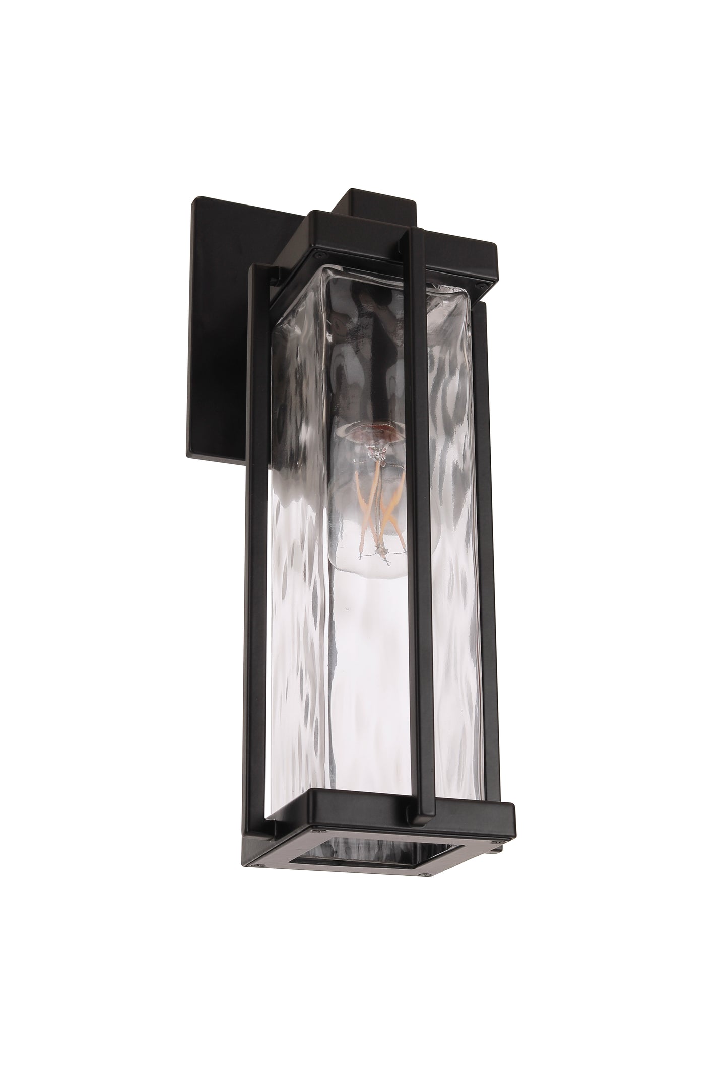 Z2604-MN - Pyrmont 1 Light 14.63" High Outdoor Wall Lantern - Midnight