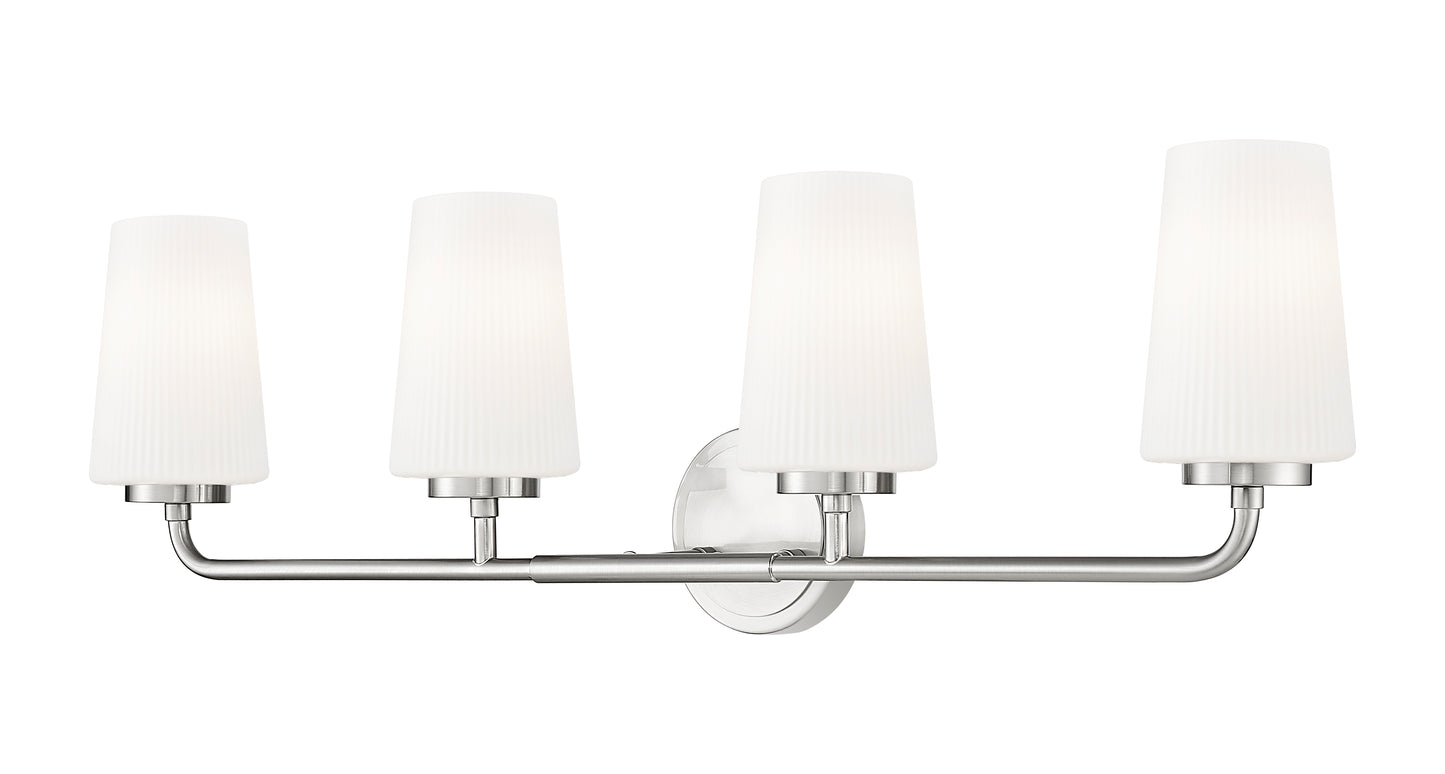 7005-4V-BN - Montford 4 Light 32" Vanity - Brushed Nickel