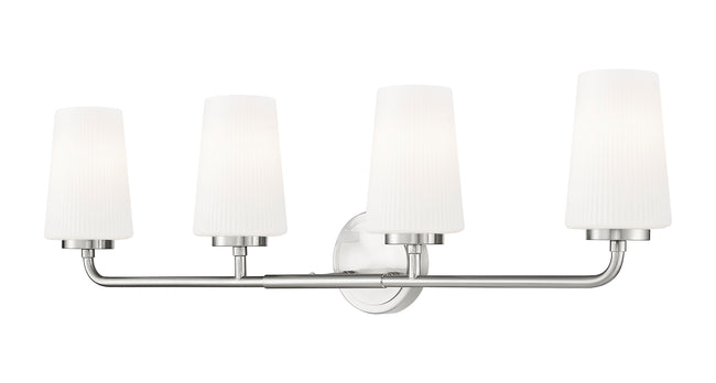 7005-4V-BN - Montford 4 Light 32" Vanity - Brushed Nickel