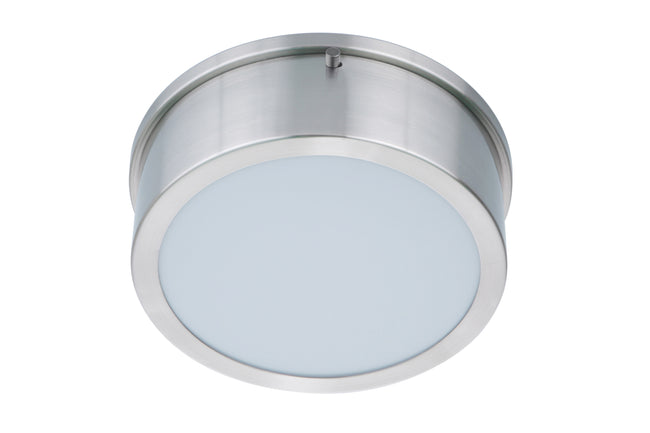 X6709-BNK-LED - Fenn 1 Light 9" Wide Flush Mount - Brushed Nickel