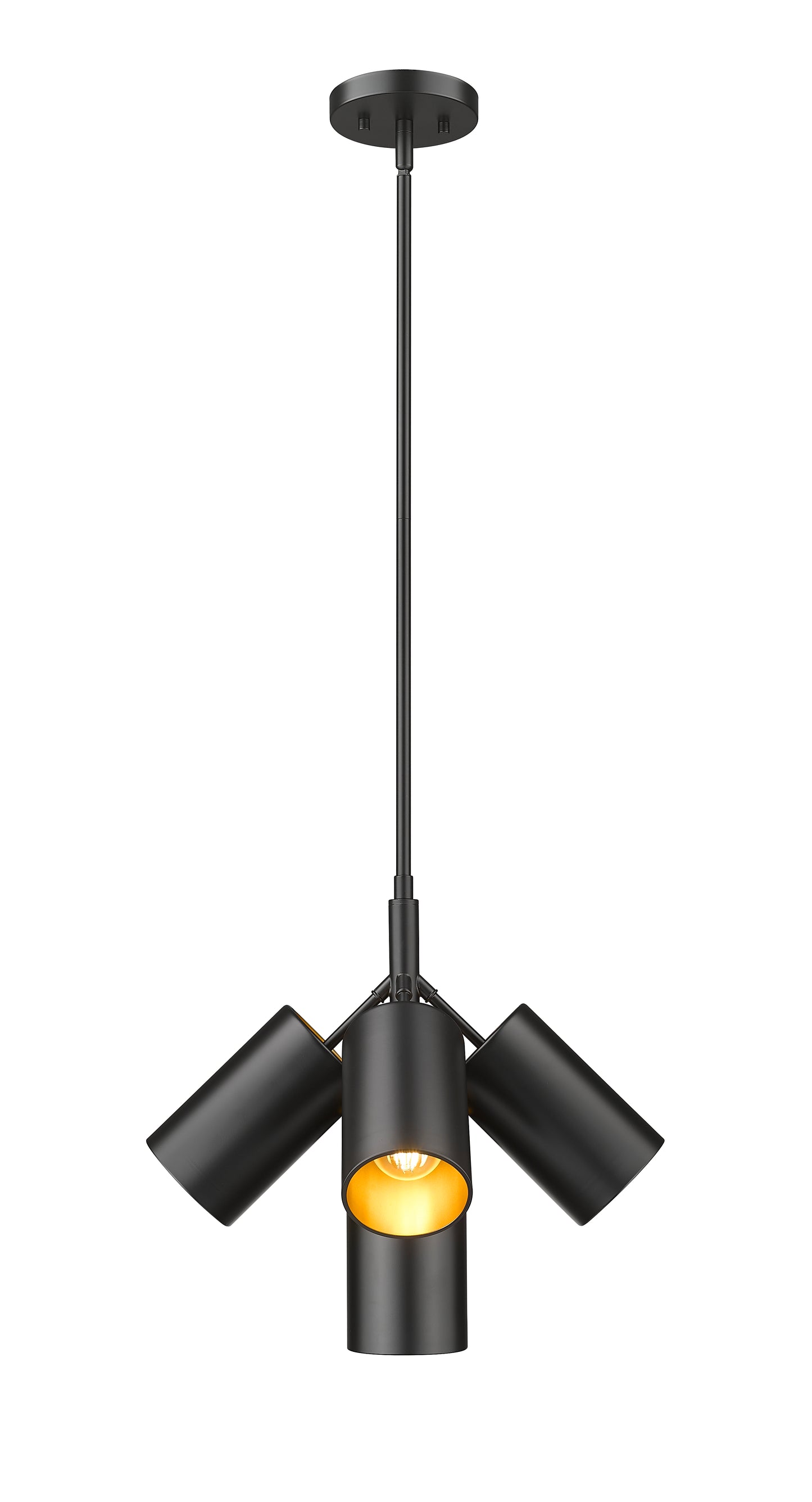 7520-5MB - Lumina 5 Light 17" Chandelier - Matte Black