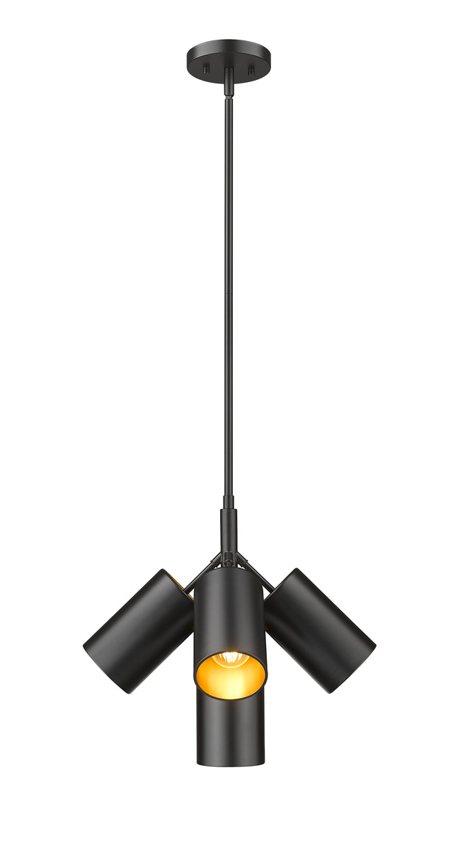 7520-5MB - Lumina 5 Light 17" Chandelier - Matte Black