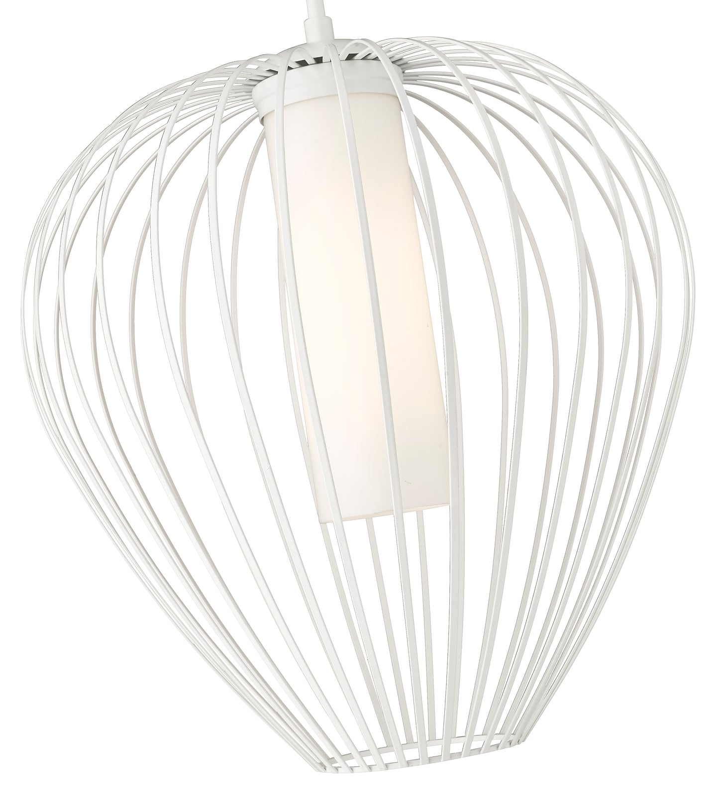 7507-18TW - Savanti 1 Light 18" Pendant - Tundra White