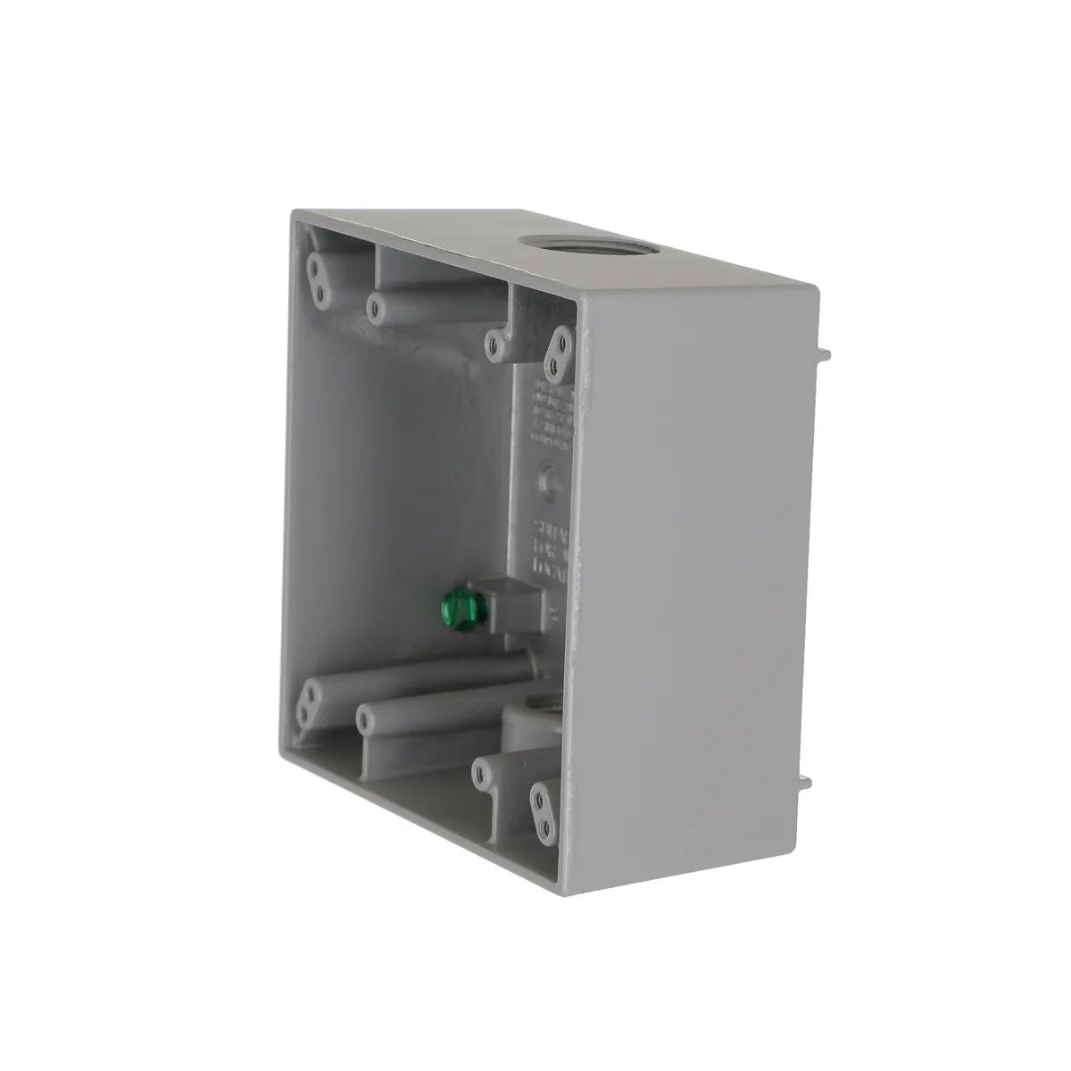 5341-0 - Weatherproof 2-Gang Box - 3/4" Threaded Outlets