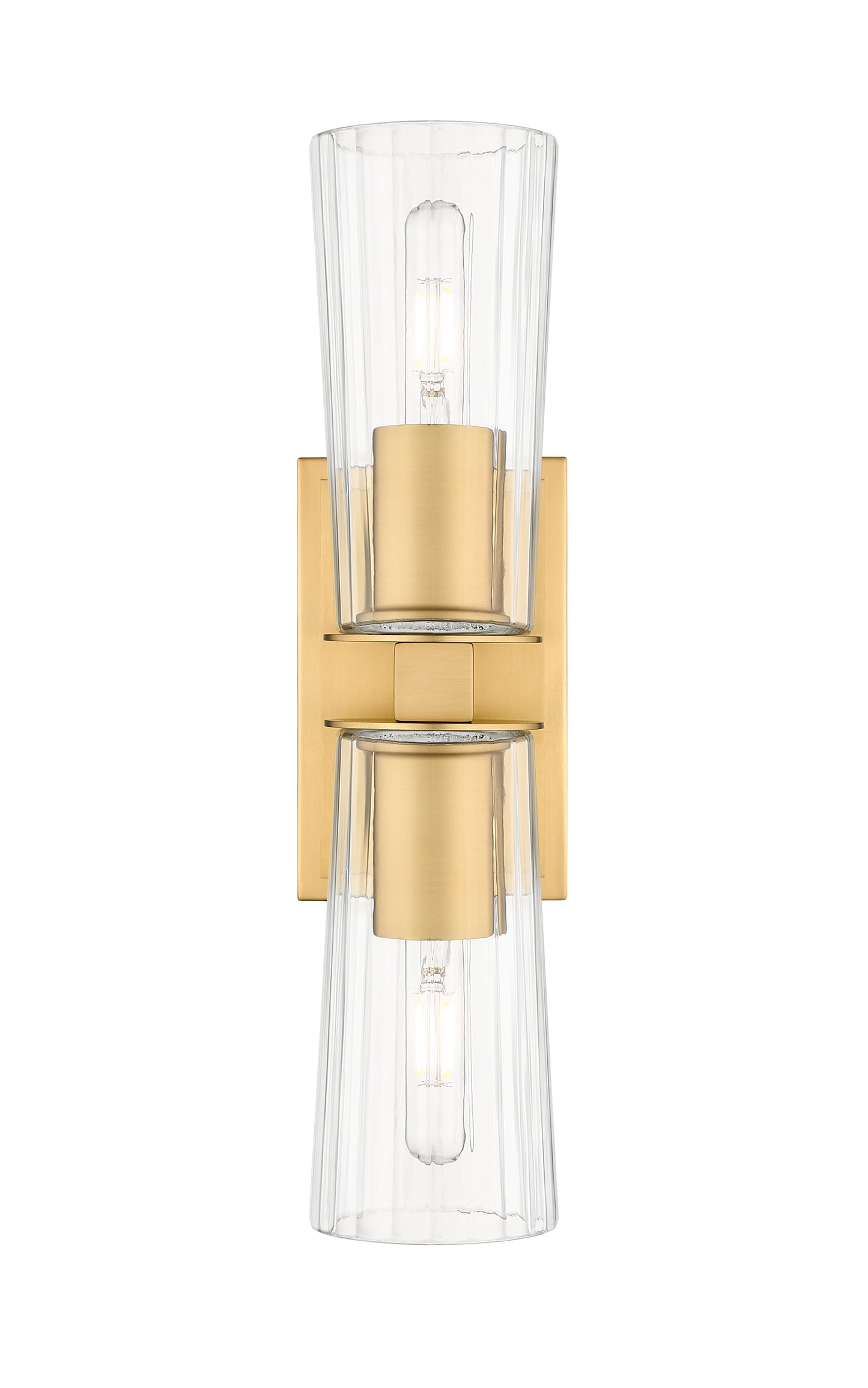826-2S-MGLD - Titus 2 Light Wall 18" Sconce - Modern Gold
