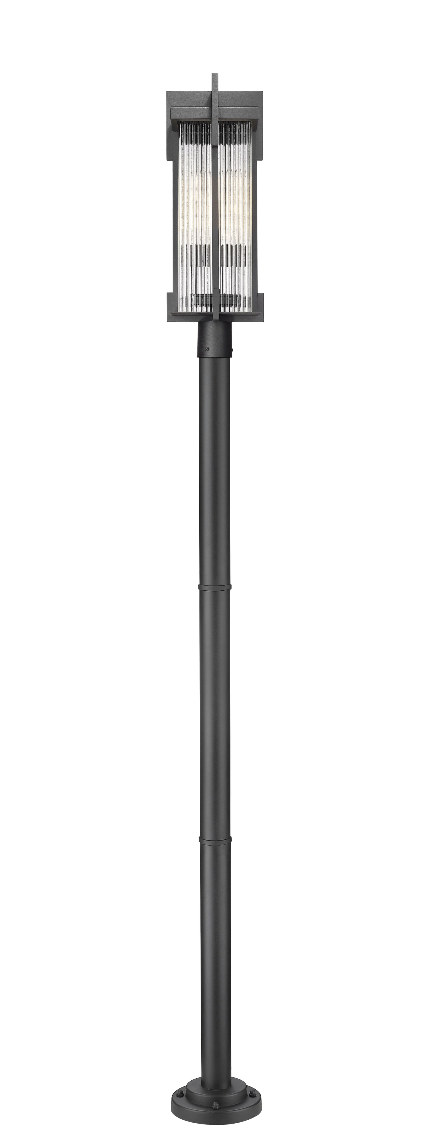 5031PHBR-567P-BK - Fortis 2 Light 99" Post Light - Sand Black