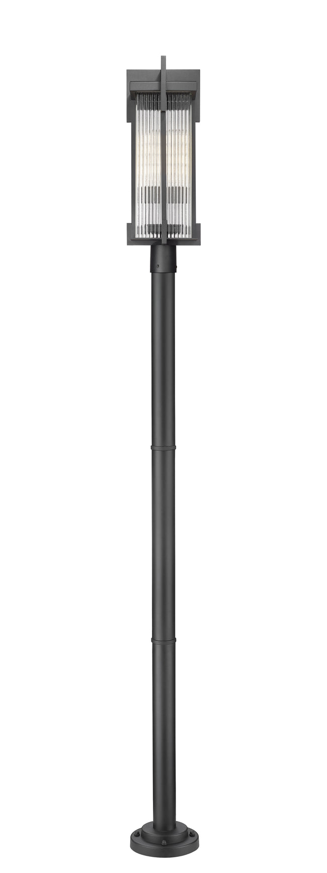 5031PHBR-567P-BK - Fortis 2 Light 99" Post Light - Sand Black