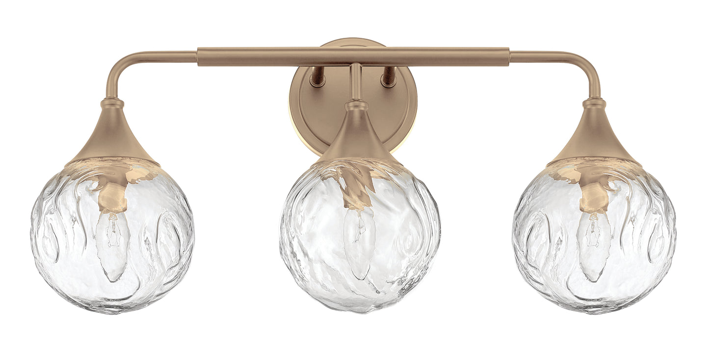 61203-CPZ - Reflection 3 Light 24" Wide Vanity Light - Premium Bronze