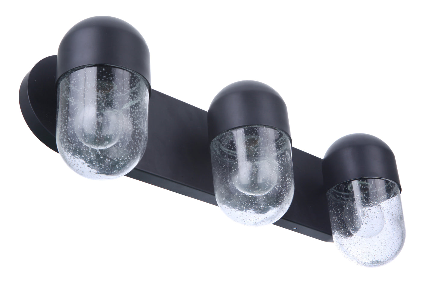 55003-FB - Pill 3 Light 22" Wide Vanity Light - Flat Black