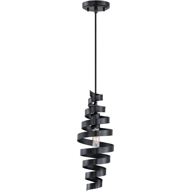 P716MBK1 - Pendant 1 Light 6" Wide Mini Pendant - Matte Black