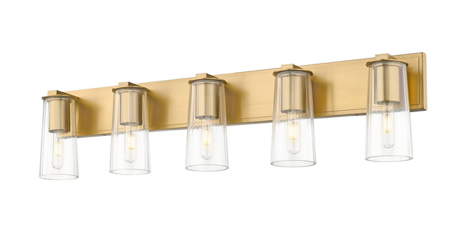 826-5V-MGLD - Titus 5 Light 40" Vanity - Modern Gold